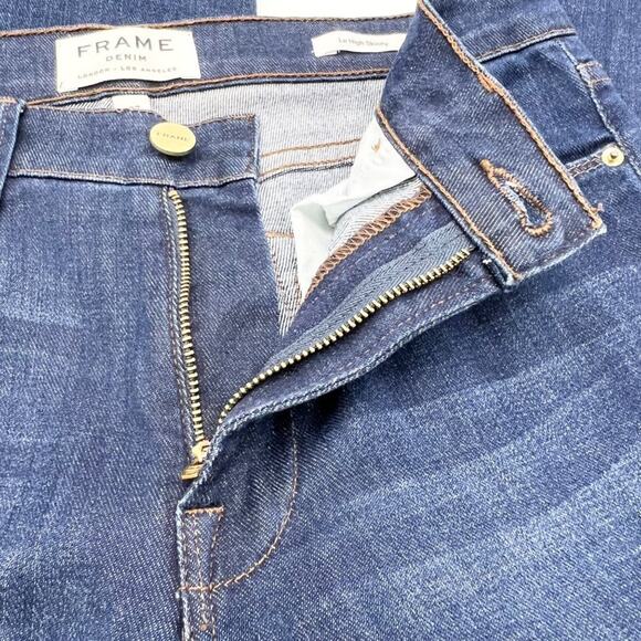 Frame Denim Womens Size 27 Le High Skinny Jeans Harper Stretchy Made‎ in USA - Picture 5 of 10